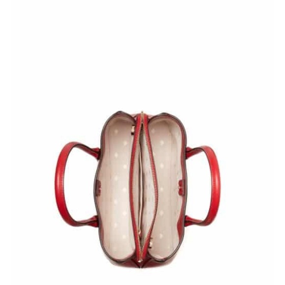 New! Kate spade candied cherry saffiano leather medium satchel. - Picture 8 of 13